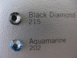 50   Swarovski Elements SS10 Black Diamond