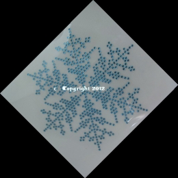 Hotfix Strass Applikatinen Schneeflocke Applikation Eiskristall Nr.2 121017