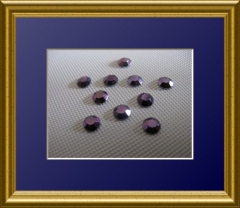 1440  Hotfix Metallstuds Chatonrosen 4 mm Violett