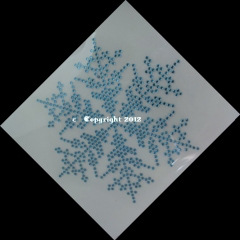 Hotfix Strass Applikatinen Schneeflocke Applikation Eiskristall Nr.2 121017