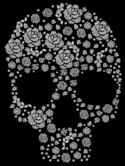 Totenkopf Skull Rosenformen 130109-06sa